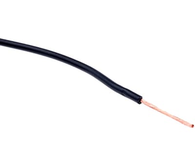 Product image for N07V-K 4.0mm Black Cable 100m