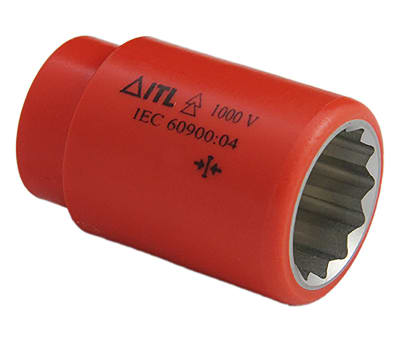 Product image for Insulated Sockets 1/2" Sq. Drive 27mm