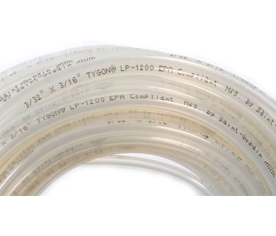 Product image for FUEL TUBING, 2.40M I.D, 4.80MM O.D, 15M