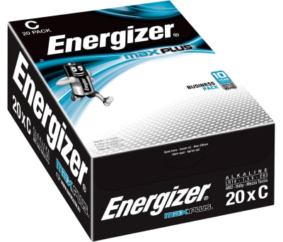 Product image for ENERGIZER ALKALINE MAX PLUS C 20PK