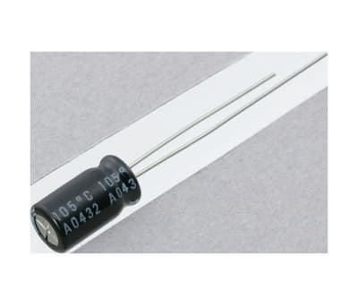 Product image for CAPACITOR,ALUMINIUM,RADIAL,100V 470UF