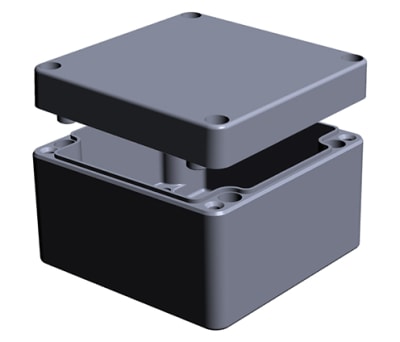 Product image for ATEX Aluminium Enclosure 122x120x81 mm