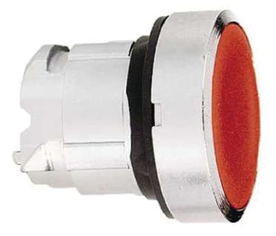 Product image for Red latching flush pushbutton switch