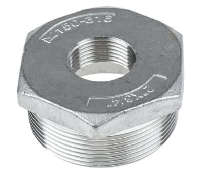 Product image for Hexagon bush,2in BSPT M-1/2in BSPP F