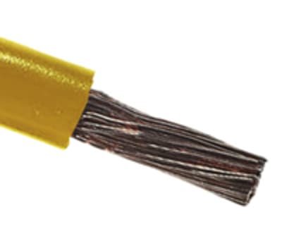 Product image for Yellow tri-rated cable 6.0mm 100m