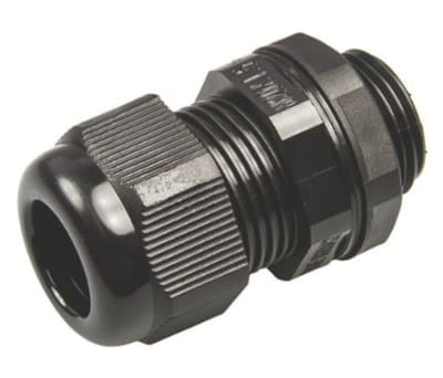 Product image for round top cable gland PG16 Black  IP68