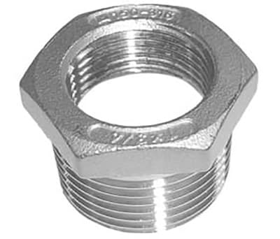 Product image for 3/4in F/Steel 316 Hex Bushing M/F Joint