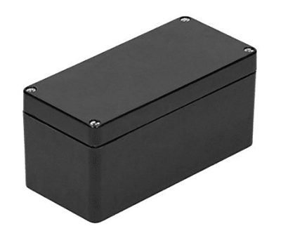 Product image for Black IP66 Enclosure 122x120x90mm