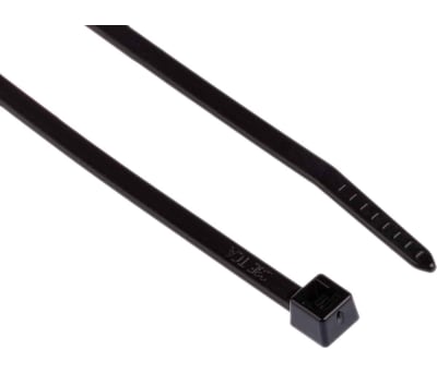 Product image for Cable Tie UV-resistent T40R-PA66W-BK-100