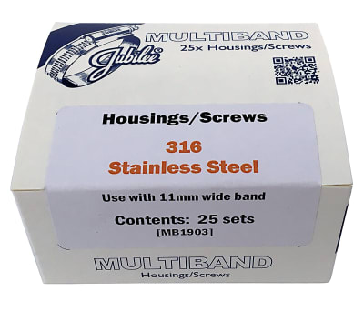 Product image for 316 STAINLESS STEEL 11MM HSG/SCR 25 SET