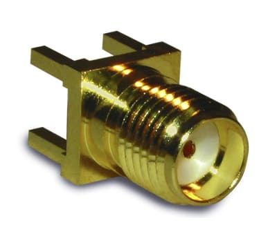 Product image for SMA STRAIGHT PCB JACK, THROUGH HOLE