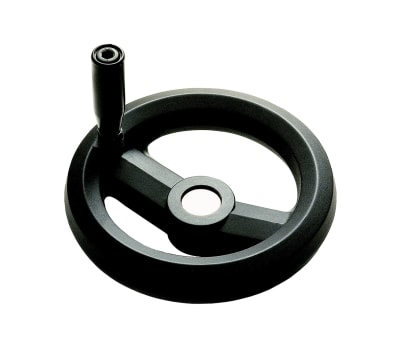 Product image for Two spoke handwheel+revolving handle