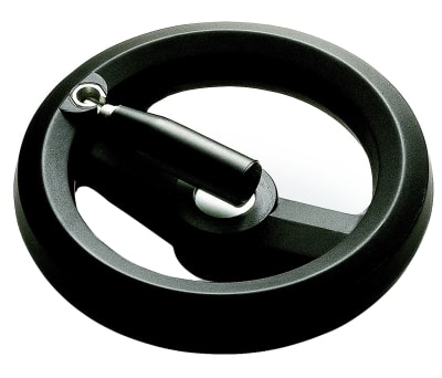 Product image for Two spoke handwheel  fold down  handle