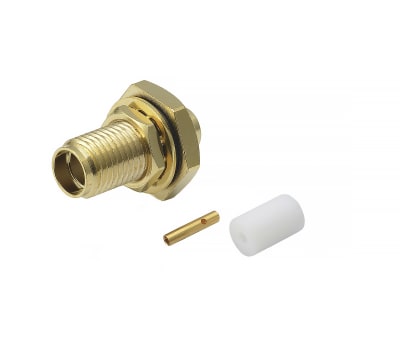 Product image for SMA 27G Straight Bulkhead Jack Solder