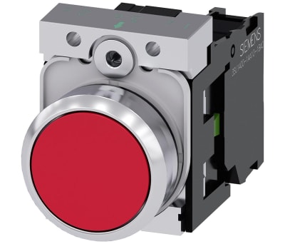 Product image for Pushbutton 22mm red 1NO