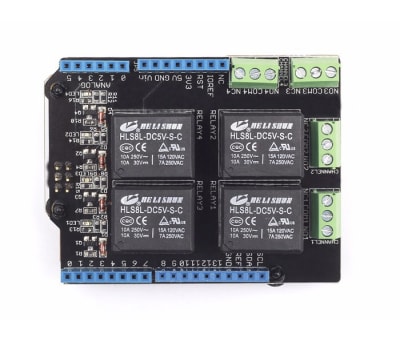 Product image for Seeed Studio 103030009 Relay Shield 3.0 for Arduino/Seeeduino Shield