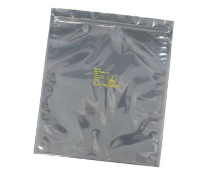 Product image for SHIELD BAG,METAL-IN ZIP, 205X305MM,100EA