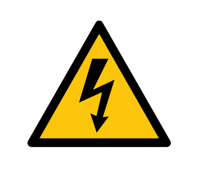 Product image for Floor sticker triangle Danger electric
