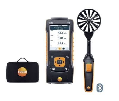 Product image for TESTO 440 100 MM VANE KIT WITH BLUETOOTH