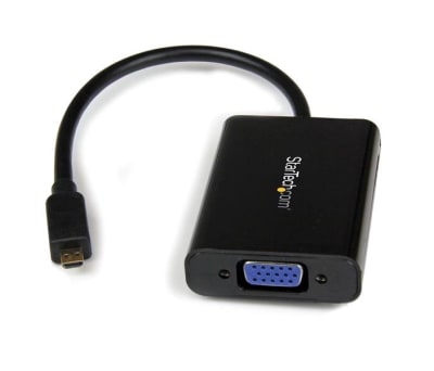 Product image for Micro HDMI to VGA Adapter Converter w/ A