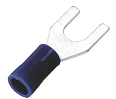 Product image for VINYL-INSULATED SPADE TERMINALS 16-14 A.