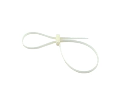 Product image for Double Head Cable Tie, N66 Natural color