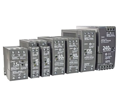 Product image for PSU, 24VDC, 30W, 1.25A, DIN RAIL MOUNT