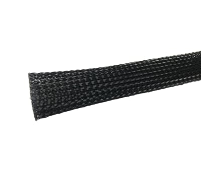 Product image for Black Expandable Braided Sleeving 4-11mm