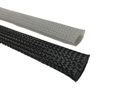 Product image for Black Expandable Braided Sleeving 4-11mm