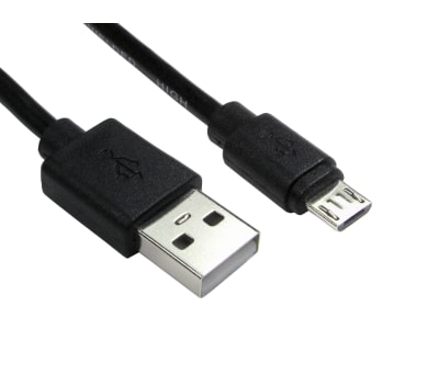 Product image for 5mtr USB 2.0 A M  - Micro B M Cable - Bl