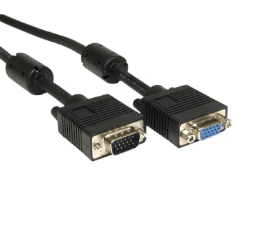 Product image for 3MTR VGA/SVGA HD15 M-F EXTENSION CABLE -