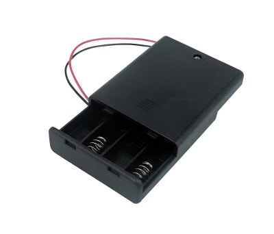 Product image for Safety Battery Holder , AAA x 4with lead