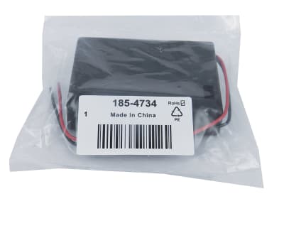 Product image for Safety Battery Holder , AAA x 4 with lea