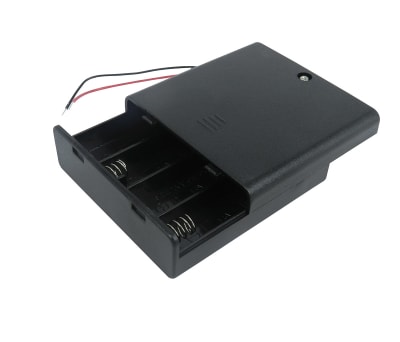 Product image for Safety Battery Holder , AA x 4 with lead