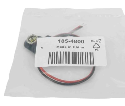 Product image for 9V  BATTERY SNAP