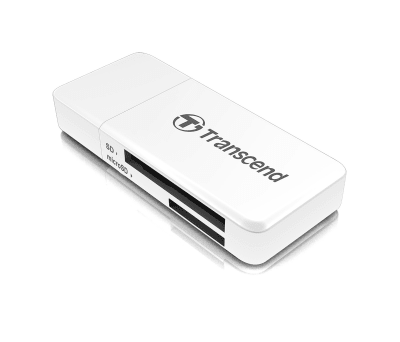 Product image for TRANSCEND RDF5 SD/MICROSD CARD READER, U