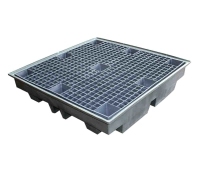 Product image for 128cm x 128cm x 28cm PE 4 Drum Spill Pal