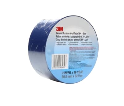 Product image for 3M 764 Blue lane marking tape 50mm x 33m