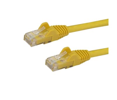 Product image for 0.5M YELLOW CAT6 CABLE - SNAGLESS ETHERN