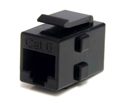 Product image for CAT 6 RJ45 KEYSTONE JACK COUPLER