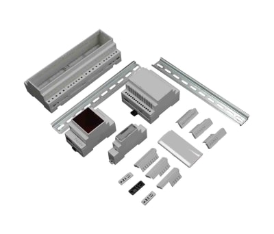 Product image for CNMB DIN RAIL BOX SIZE 2 OPEN TOP BOTH S