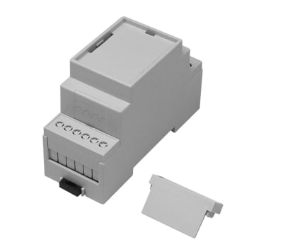 Product image for CNMB DIN RAIL BOX SIZE 2 SOLID TOP BOTH