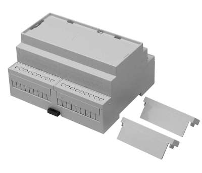 Product image for CNMB DIN RAIL BOX SIZE 6 SOLID TOP BOTH