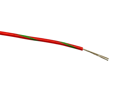 Product image for RS PRO Green/Red, 0.2 mm² Equipment Wire, 100m