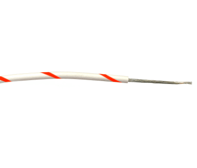 Product image for RS PRO Red/White, 0.2 mm² Equipment Wire, 100m