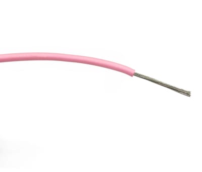 Product image for PINK PVC EQUIPMENT WIRE 32/0.2MM 100M