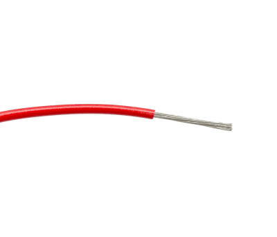 Product image for RED  PVC EQUIPMENT WIRE 32/0.2MM 100M