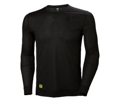 Product image for Helly Hansen HH Lifa Black T-Shirt, UK- S, EUR- S Polyester