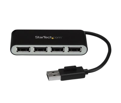 Product image for 4 Port Portable USB 2.0 Hub