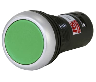 Product image for Green 1 NO Spring Return Pushbutton